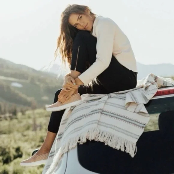 Albion Fit Jetsetters Black Jogger Pants with Gold Ankle Zip Detail - Picture 3 of 13